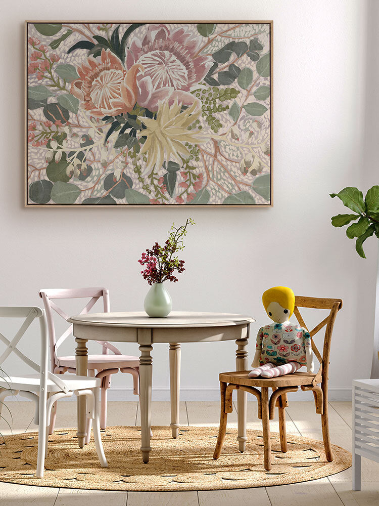 Floral Blush I Canvas Art Print | Lifestyle