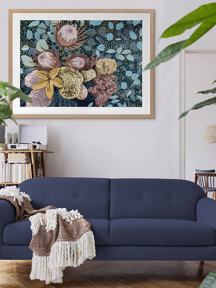 Nightfall I Framed Art Print | Lifestyle