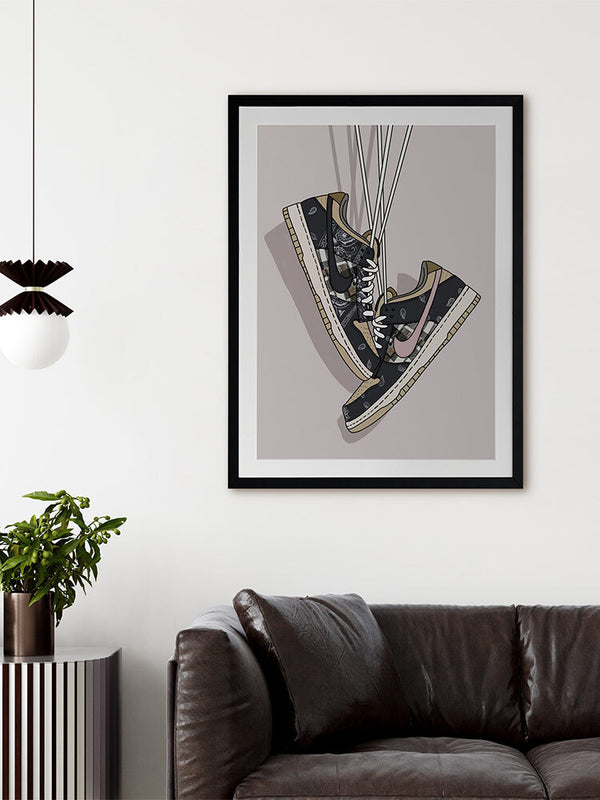 Hangin’ Out Framed Art Print | Lifestyle