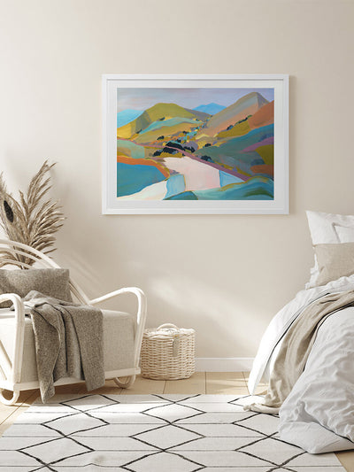 Rainbow Valley Framed Art Print | Lifestyle