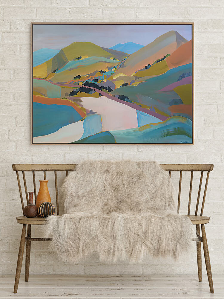 Rainbow Valley Canvas Art Print | Lifestyle