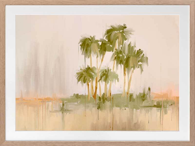 Tropical Sunset III Framed Art Print