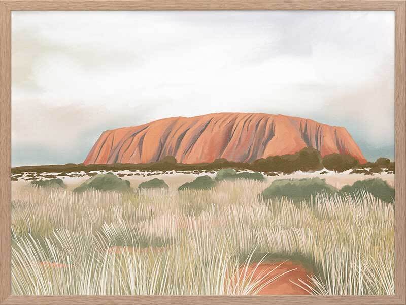 Uluru Framed Art Print