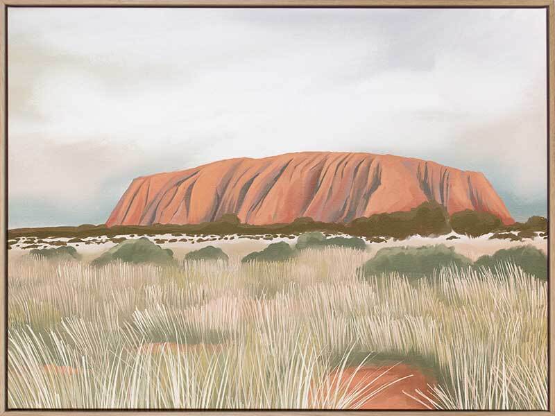 Uluru Canvas Art Print