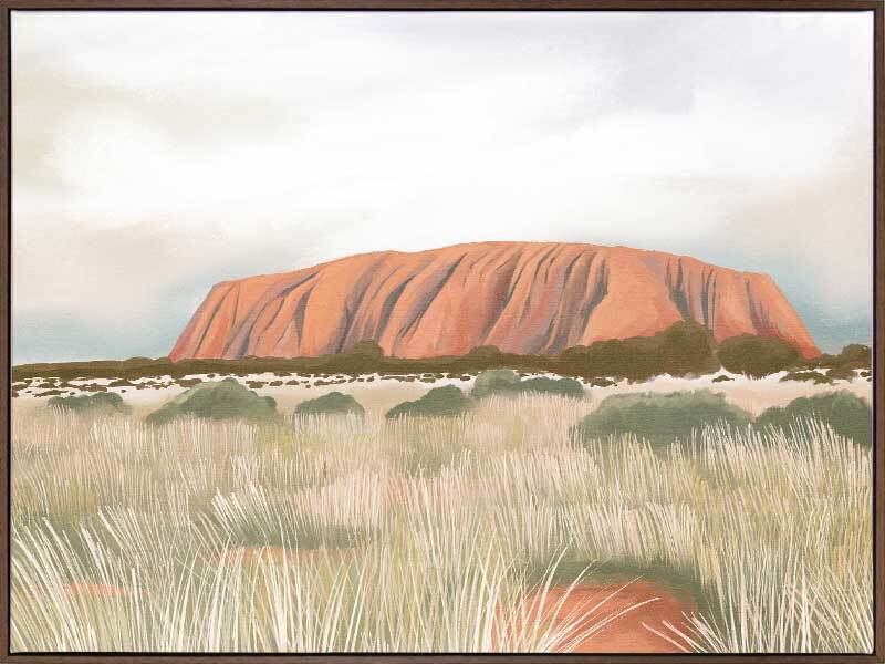 Uluru Canvas Art Print