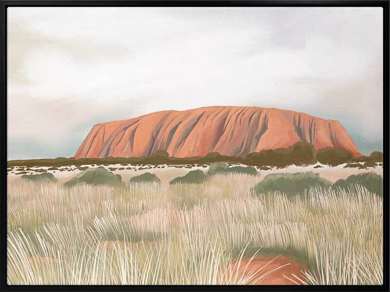 Uluru Canvas Art Print