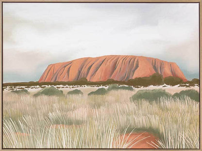 Uluru Canvas Art Print