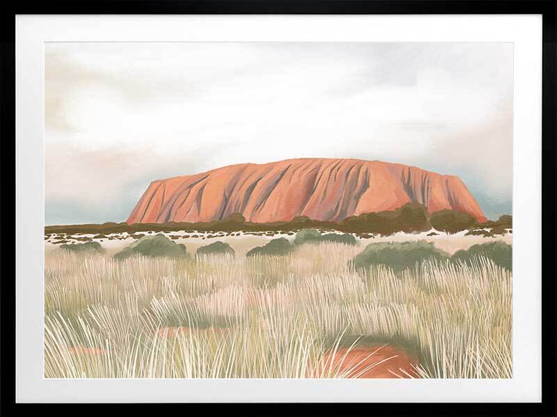 Uluru Framed Art Print