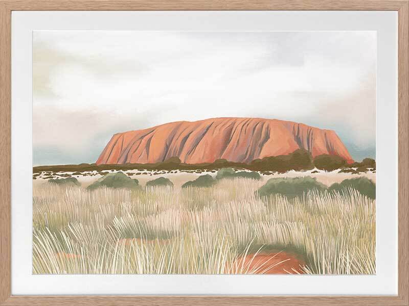 Uluru Framed Art Print