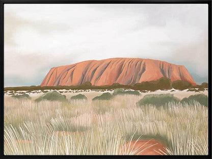 Uluru Canvas Art Print