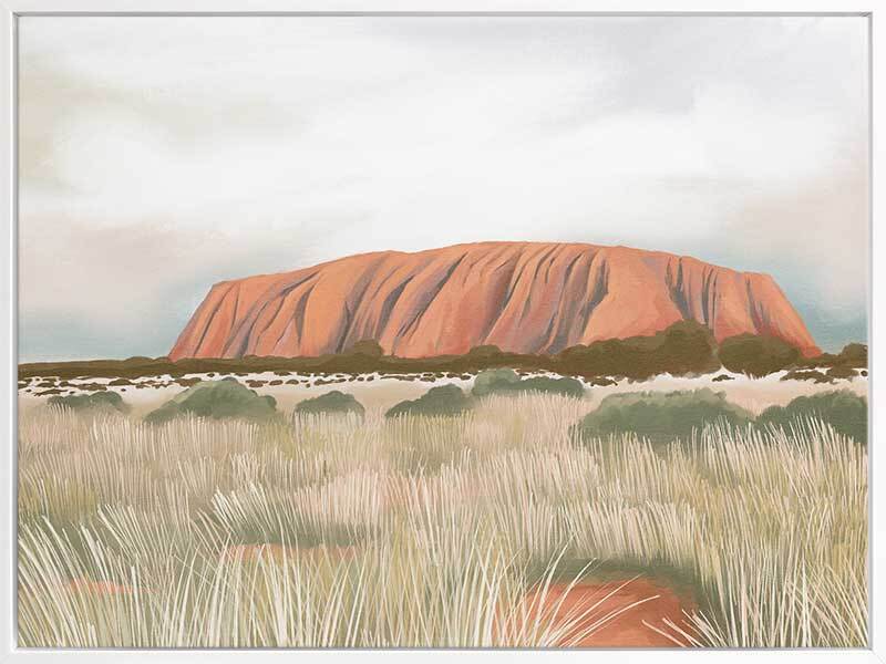 Uluru Canvas Art Print