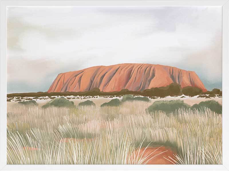 Uluru Framed Art Print