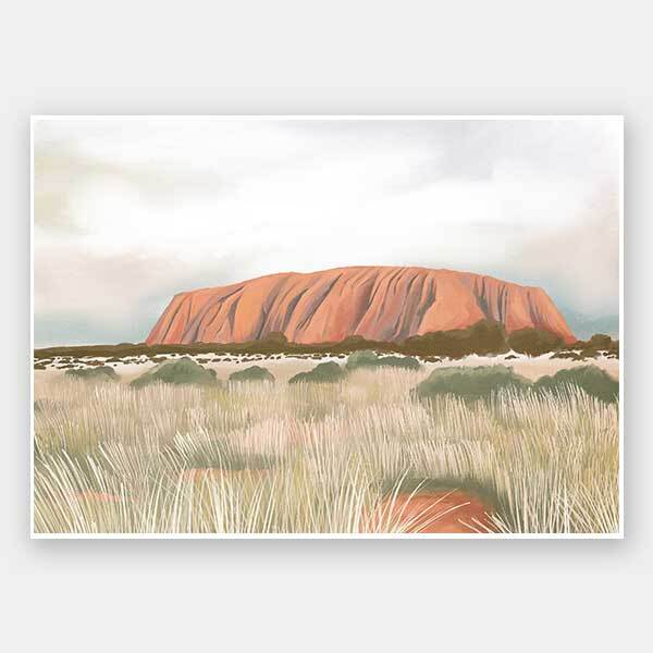 Uluru Unframed Art Print