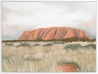 Uluru Canvas Art Print