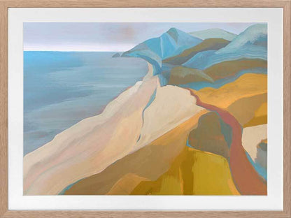 The Coastline Framed Art Print