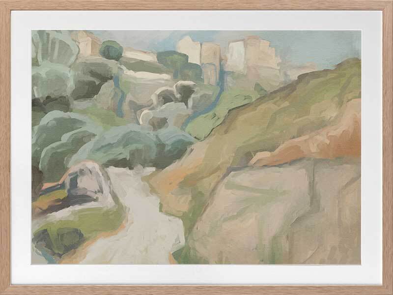 Afternoon Hike Framed Art Print