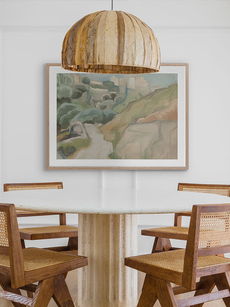 Afternoon Hike Framed Art Print | Lifestyle