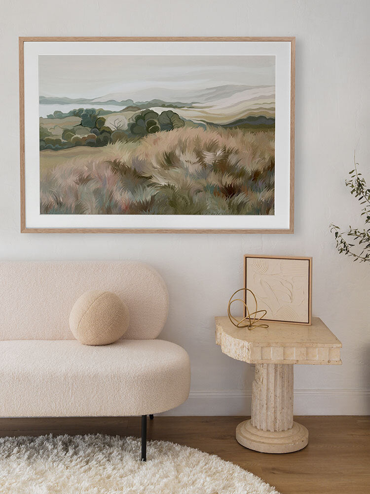 Gentle Breeze Framed Art Print | Lifestyle