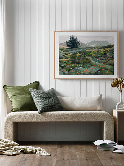 Mountain of Hope Framed Art Print | Lifestyle