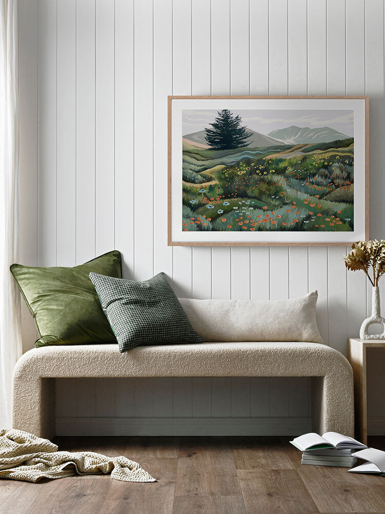 Mountain of Hope Framed Art Print | Lifestyle