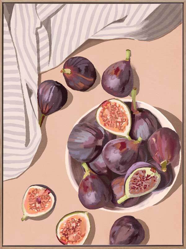 Fresh Figs Canvas Art Print