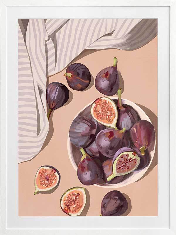 Fresh Figs Framed Art Print