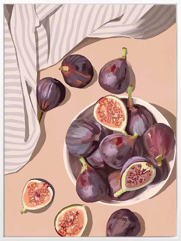 Fresh Figs Canvas Art Print