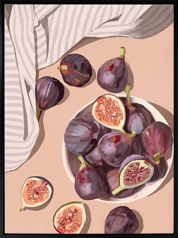 Fresh Figs Canvas Art Print