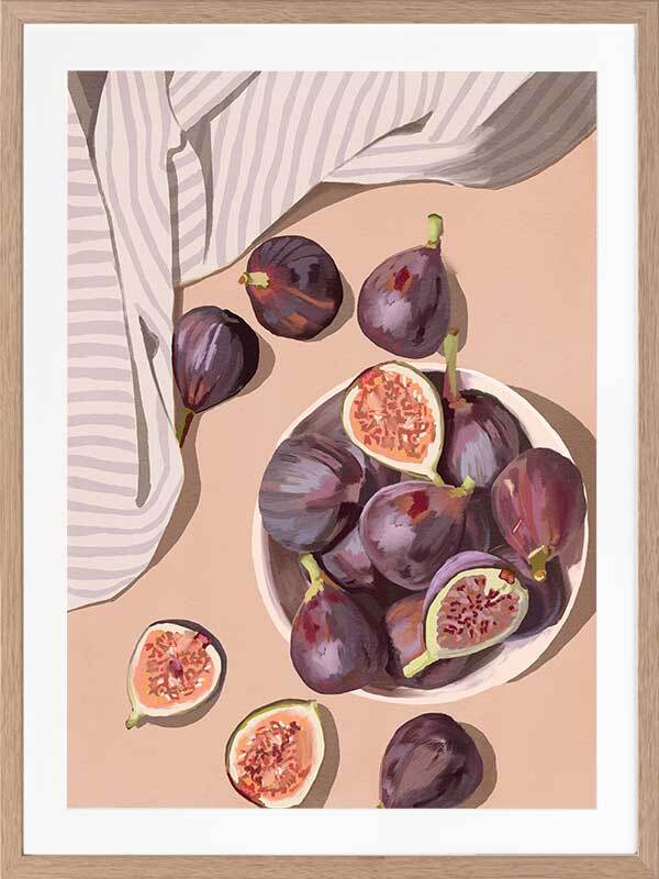 Fresh Figs Framed Art Print