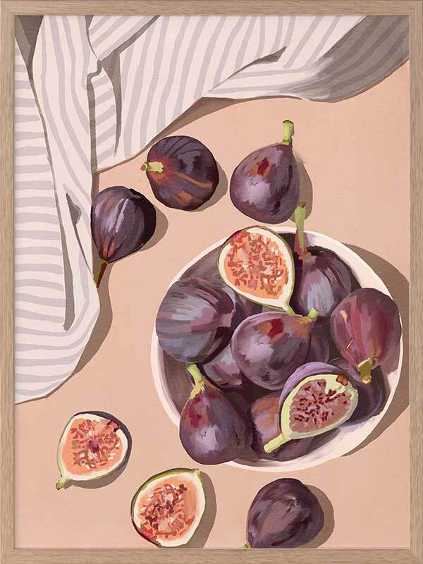 Fresh Figs Framed Art Print