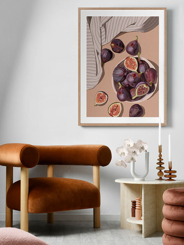 Fresh Figs Framed Art Print | Lifestyle