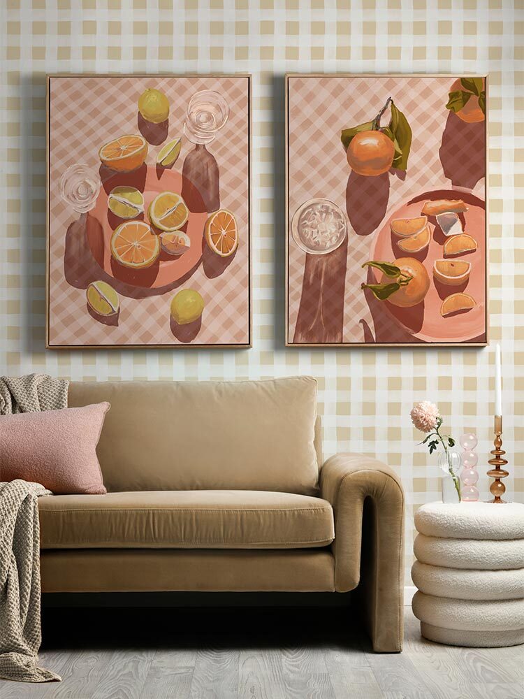 Sunset Mandarins Canvas Art Print