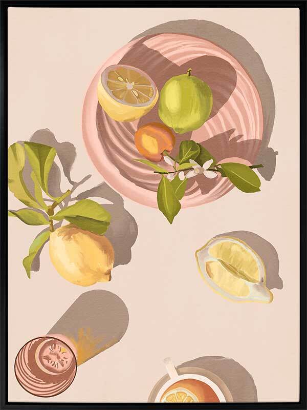 Citron Canvas Art Print