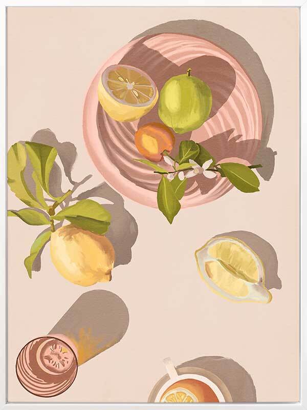 Citron Canvas Art Print