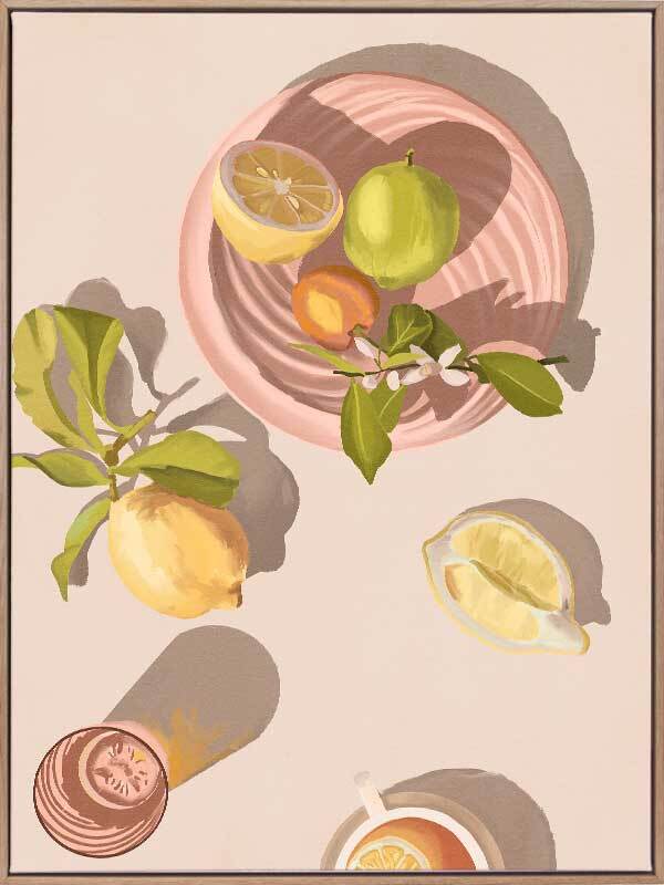 Citron Canvas Art Print