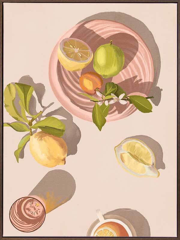 Citron Canvas Art Print