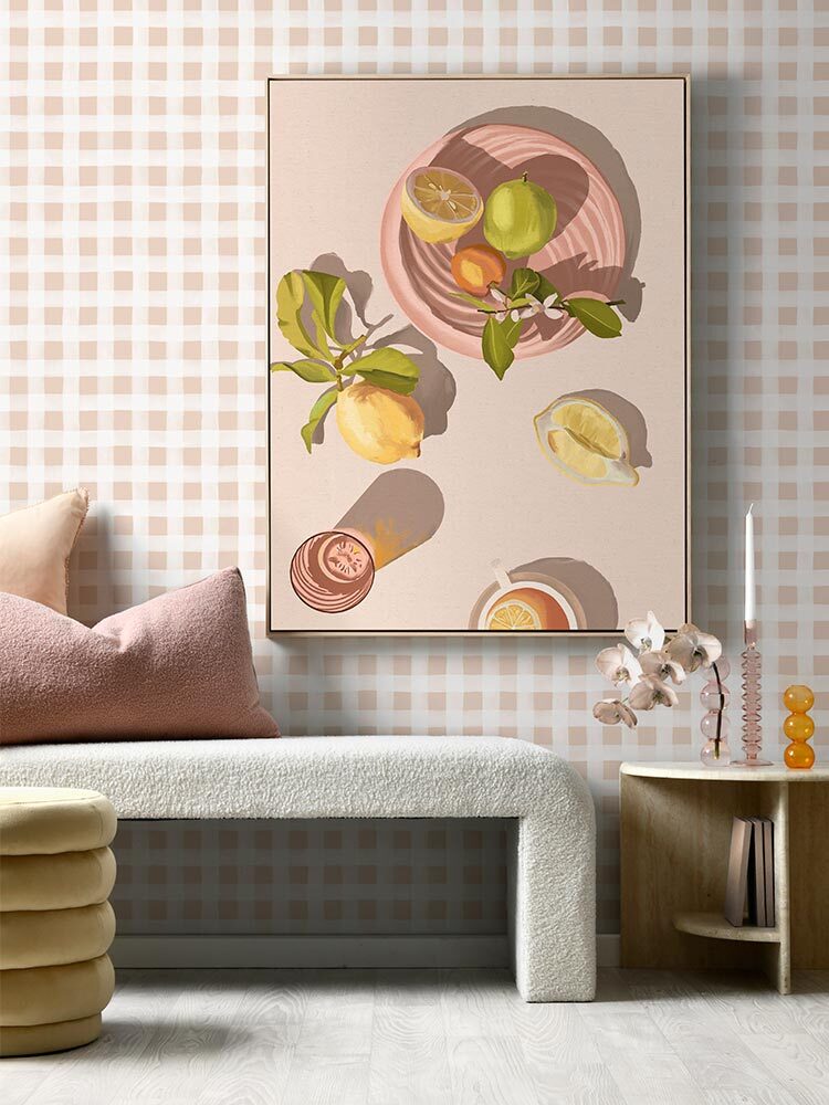 Citron Canvas Art Print