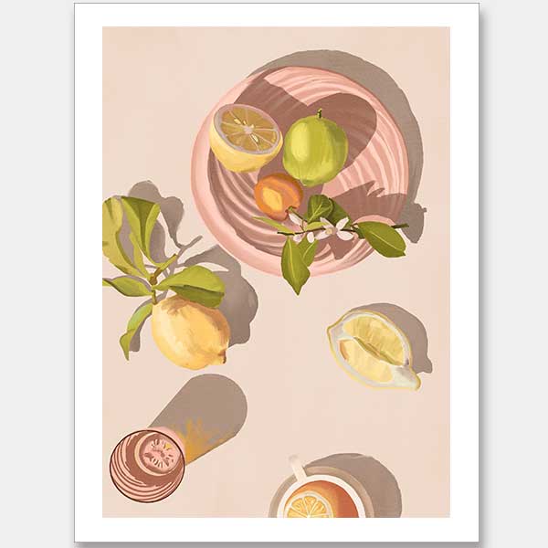 Citron Unframed Art Print