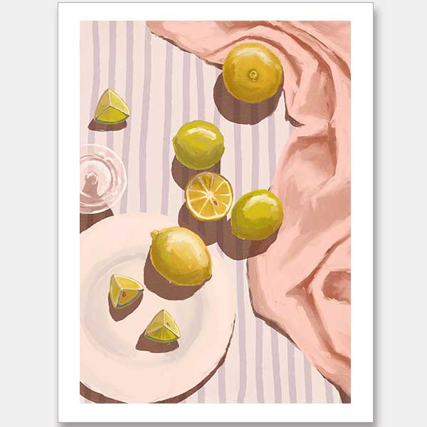 Sour Pink Unframed Art Print