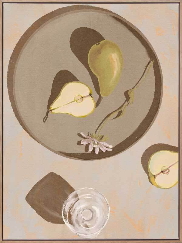 Pear Flowers Canvas Art Print