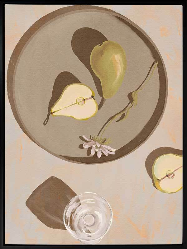 Pear Flowers Canvas Art Print