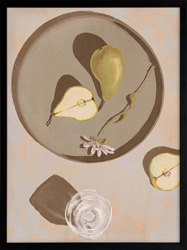 Pear Flowers Framed Art Print