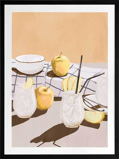 Apple Juice Framed Art Print