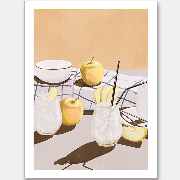 Apple Juice Unframed Art Print