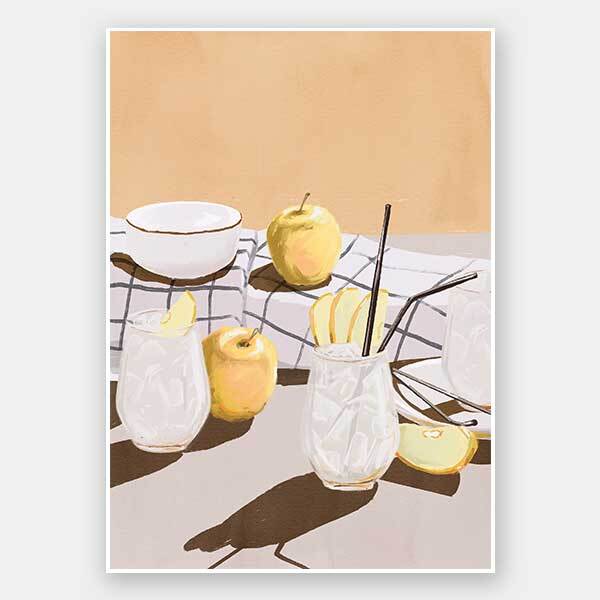 Apple Juice Unframed Art Print