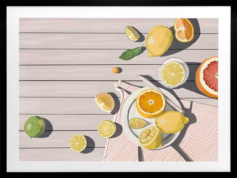 Summer Slice Framed Art Print