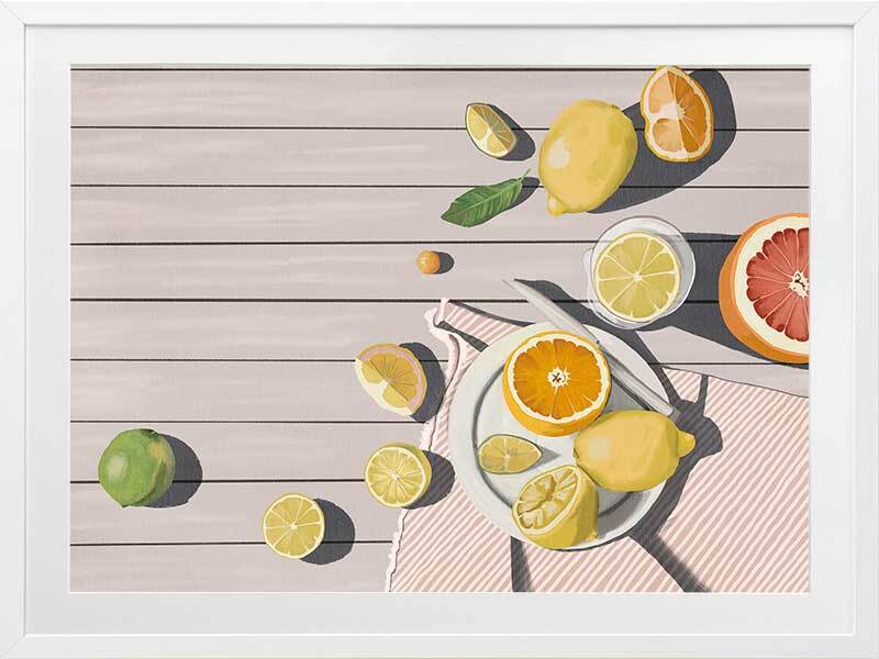 Summer Slice Framed Art Print