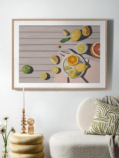 Summer Slice Framed Art Print | Lifestyle
