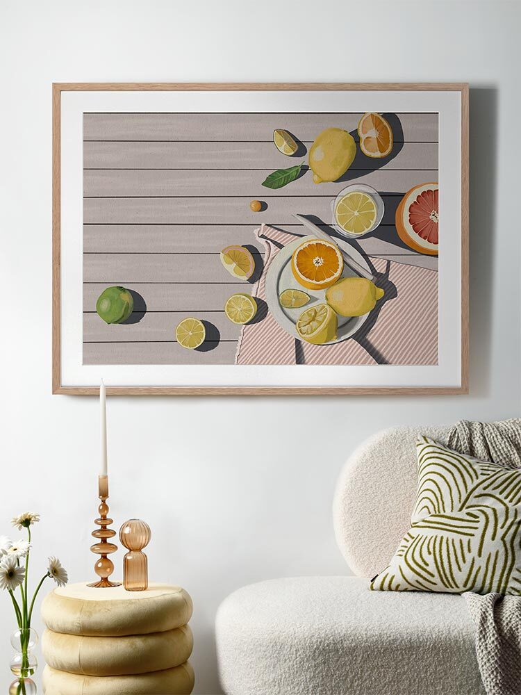 Summer Slice Framed Art Print | Lifestyle
