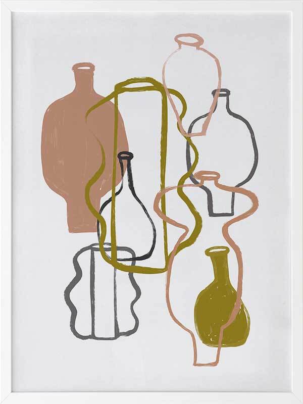 Open Air Market I Framed Art Print